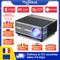 ThundeaL TD98 1080P Full HD Projector LED 4K WiFi Android Projector Auto Focus TD98W PK DLP 3D Video Smart Home Theater Beamer