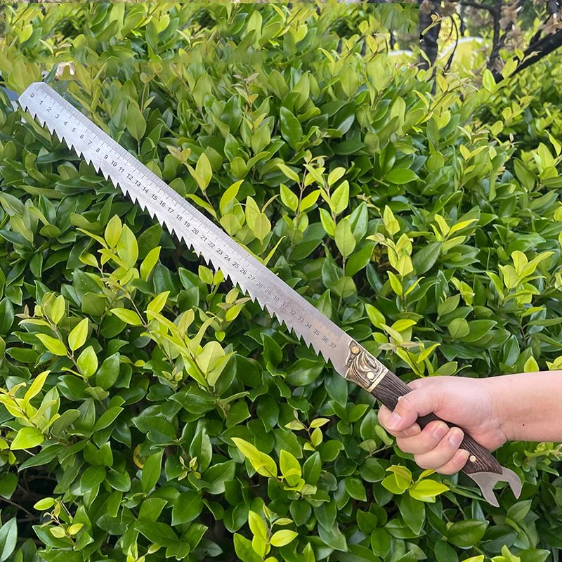 60CM Outdoor Portable EDC Longquan Stainless Steel Wrench Ruler Car Emergency Window Breaking Tool