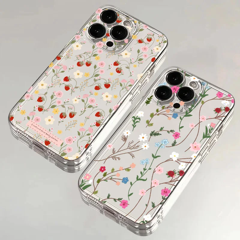 Lily Flower Floral Phone Case For Samsung Galaxy S26 Ultra Edge S25 S24 FE A17 A57 A07 A56 A16 A26 A36 A55 A15 A26 A35 A06 Cover