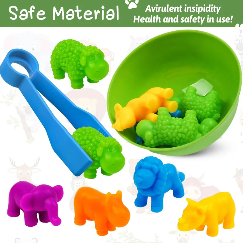 Zabawki do liczenia i sortowania dla dzieci, zabawki edukacyjne, zabawki Montessori, sensoryczna gra w dopasowywanie tęczowych kształtów z zabawkami treningowymi motoryki małej dla chłopców i dziewczynek.