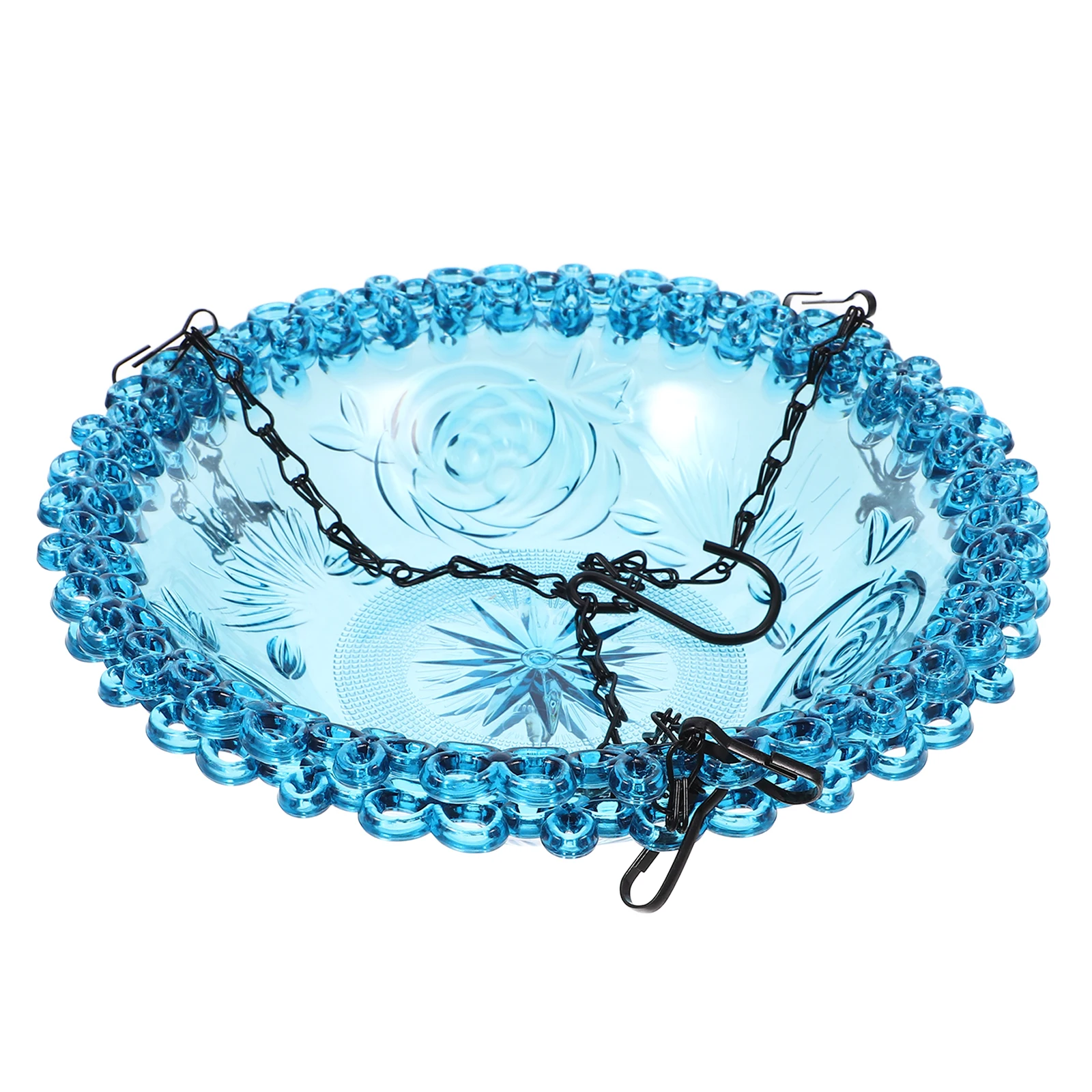 

Hanging Bird Feeders Outdoor Hummingbird Feeder Baths Clear Birdbath Bowl Replacement Garden Decor Durable Iron PP Material Easy