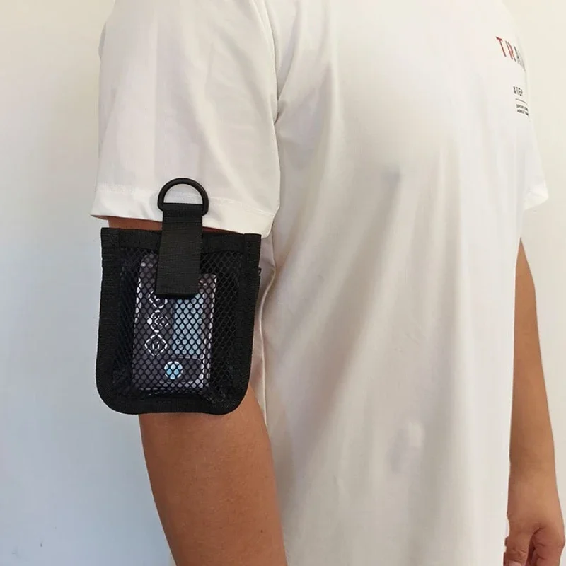 Insulin Pump Holder Waist Belt Sweat Absoption Breathable Fabric Insulin Pump Belt Waist Belt Elastic Band for CGM Devices