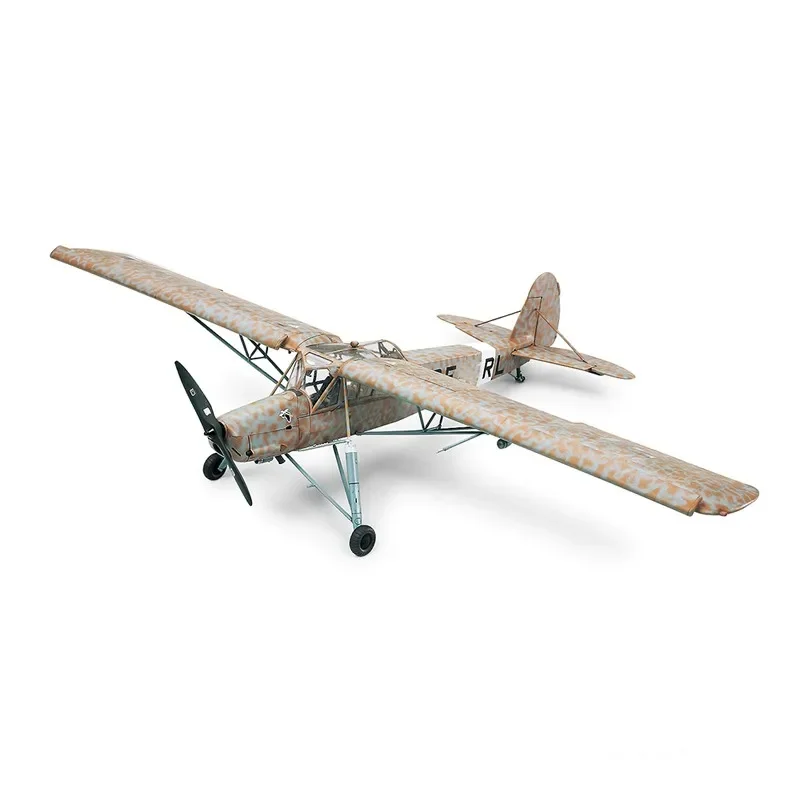 Tamiya 61100 1/48 German Fieseler Fi156C Storch Light Reconnaissance Aircraft Assembly Model Building Kits Plastic Toy Hobby DIY