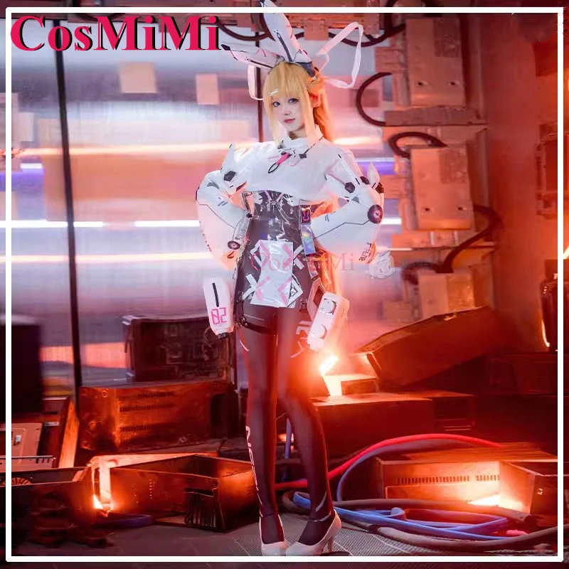 CosMiMi Game Cross Core Lipps Cosplay Costume Full Set Fashion Elegant Combat Uniforms Carnival Party Role Play Clothing XS-L