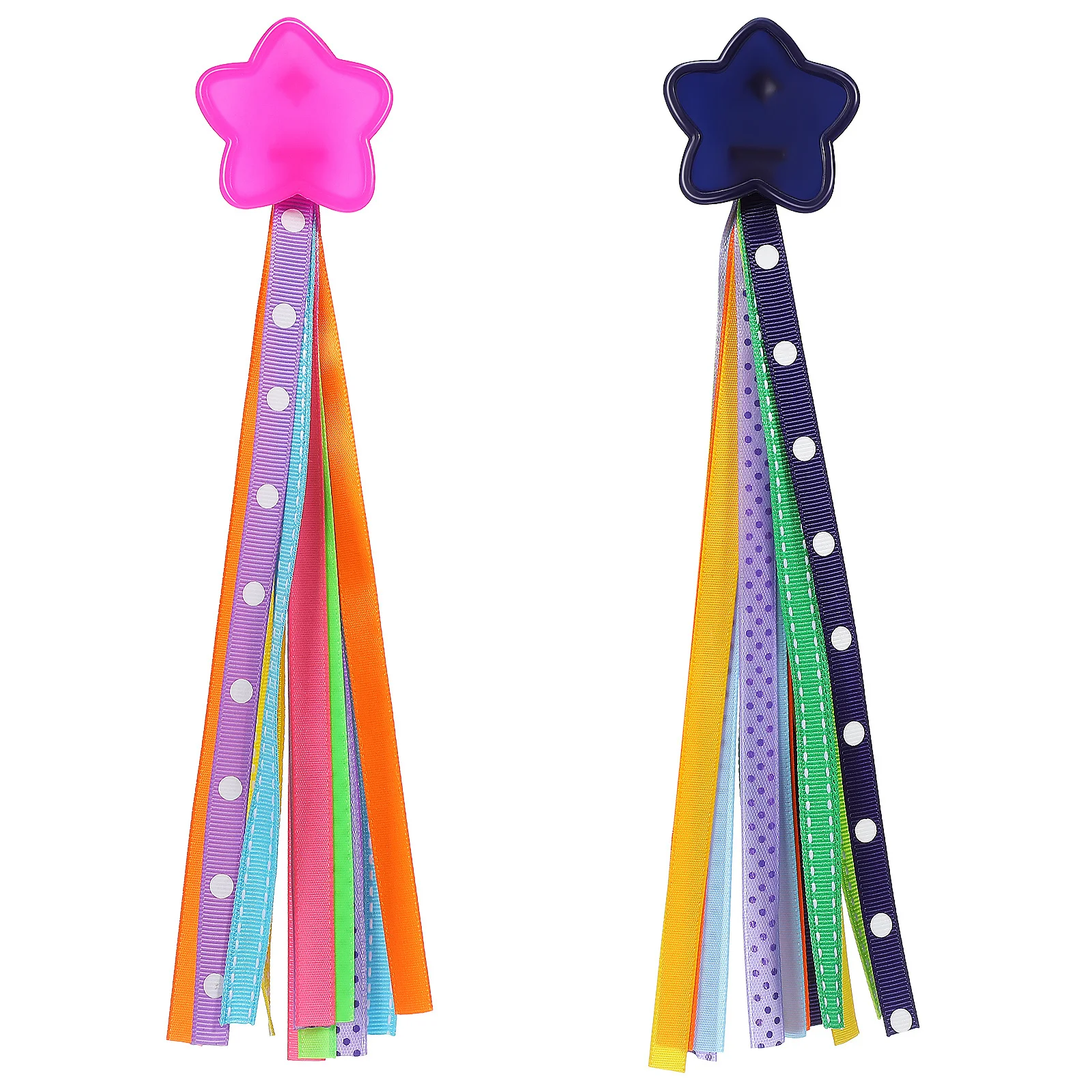 

1Pair Flashy Bike Handlebar Tassels Streamers for Bicycles Tricycles Scooters Wind Moving Decorative Riding Accessories