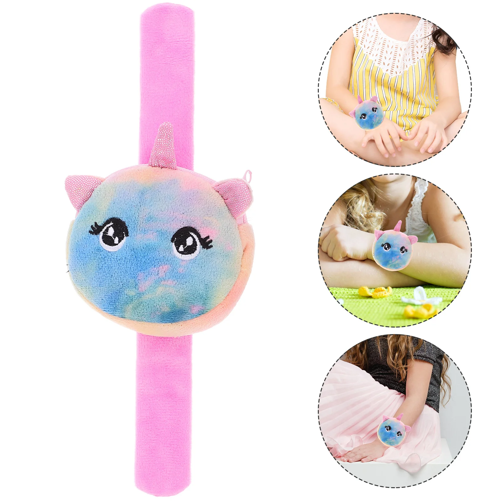 

Unicorn Bracelet Kids Animal for Girl Slap Bracelets Party Wristbands Birthday Favor Event