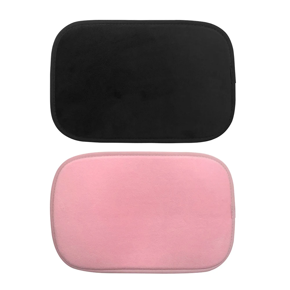 Car Plush Armrest Box Cushion Flannel Center Console Arm Cover Pads Furry Armrest Box Pad Cover Car Interior Accessories