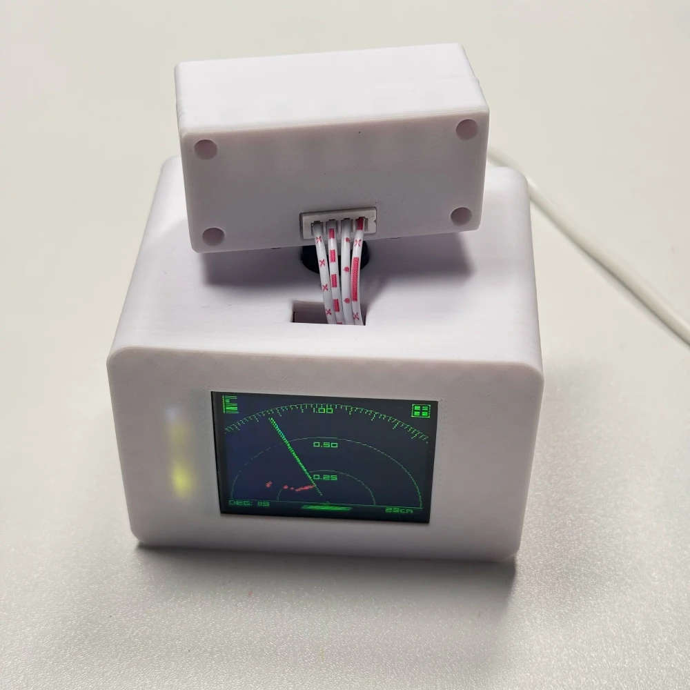 Mini Ultrasonic Scanner Model – 3D Printed DIY Obstacle Detection Kit for STEM Education, Creative Coding & Robotics