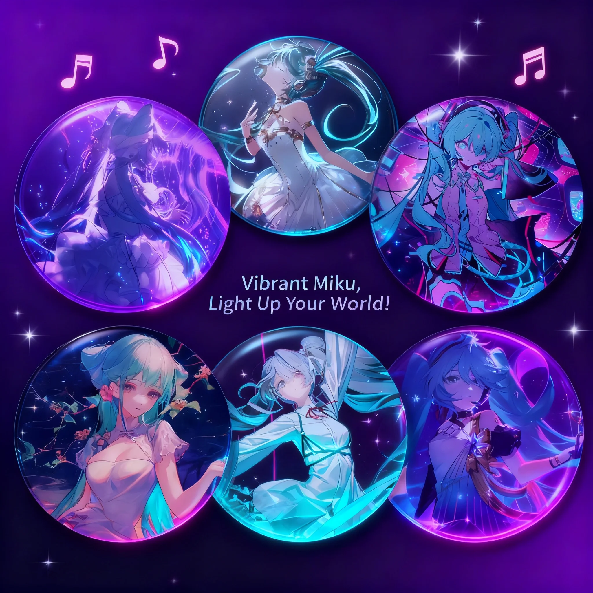 

Лазерный значок Miku Hatsune 58 мм: Аниме-аксессуары для косплея, коллекционный мерч Vocaloid, подарок для фанатов