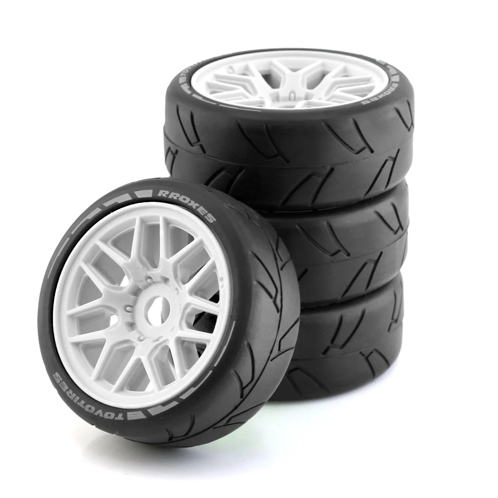 Pneumatico GT flat-out per auto da rally WRC in scala 1/8 per corse su autostrada, accoppiatore da 17 mm, Yuejie