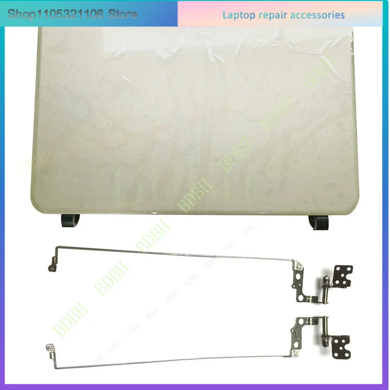Nuevo para Toshiba Satellite L50-B L55-B S55T-B: Tapa trasera superior de LCD con bisagras de pantalla