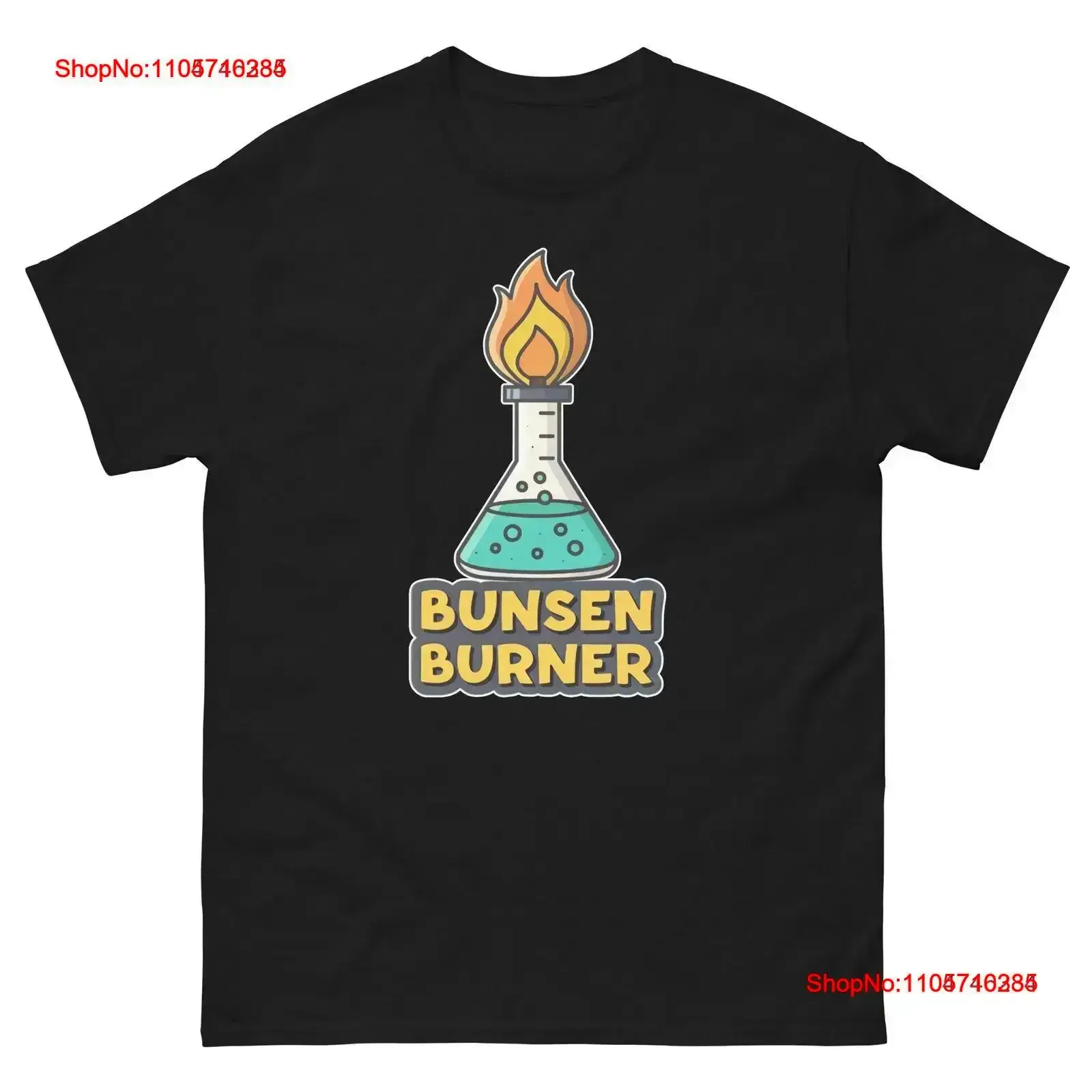 Bunsen Burner School Classroom Object Office Teacher T Shirt vintage Washed graphic Stylish Casual Slightly fashion streetwear