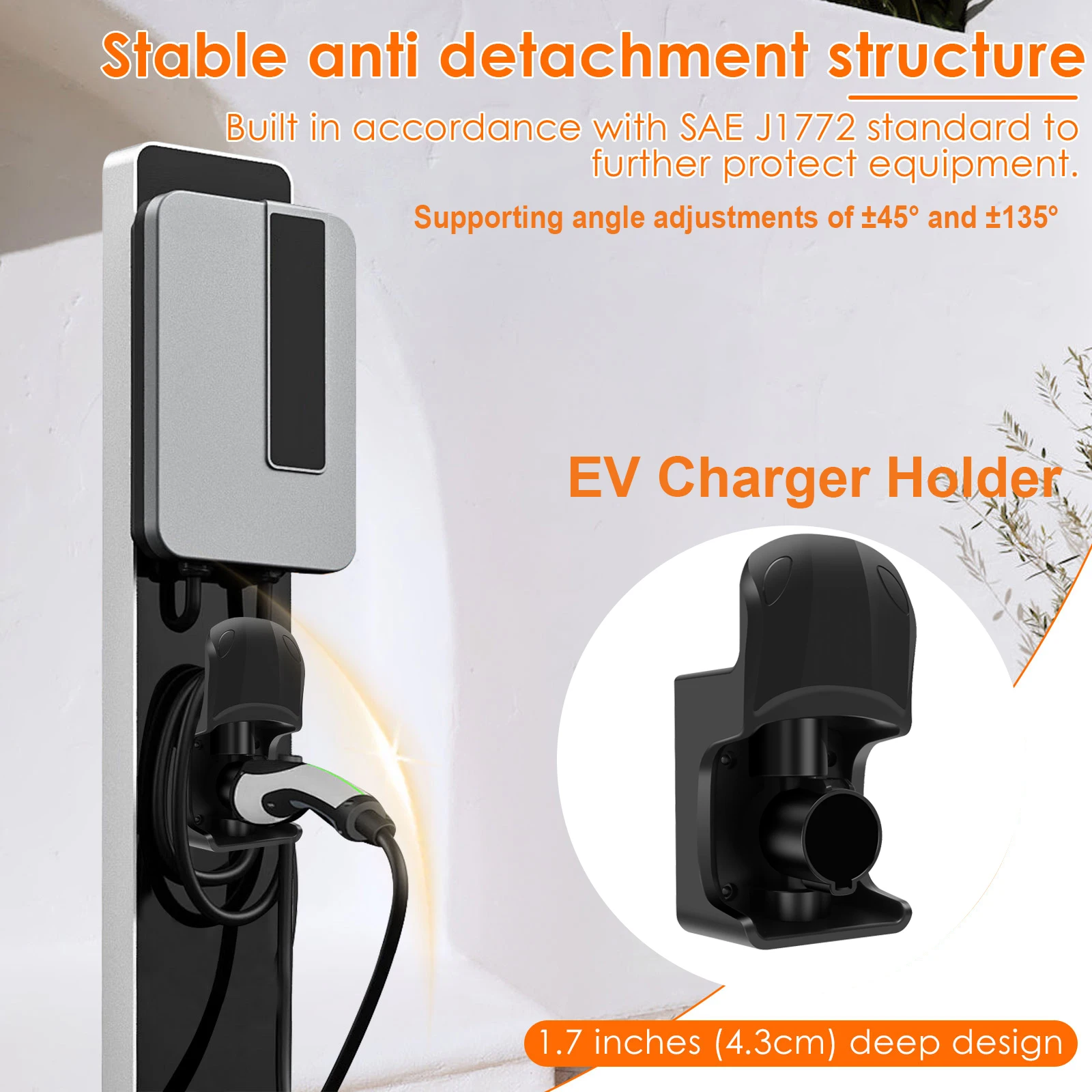Ev Charger Holder W… - image