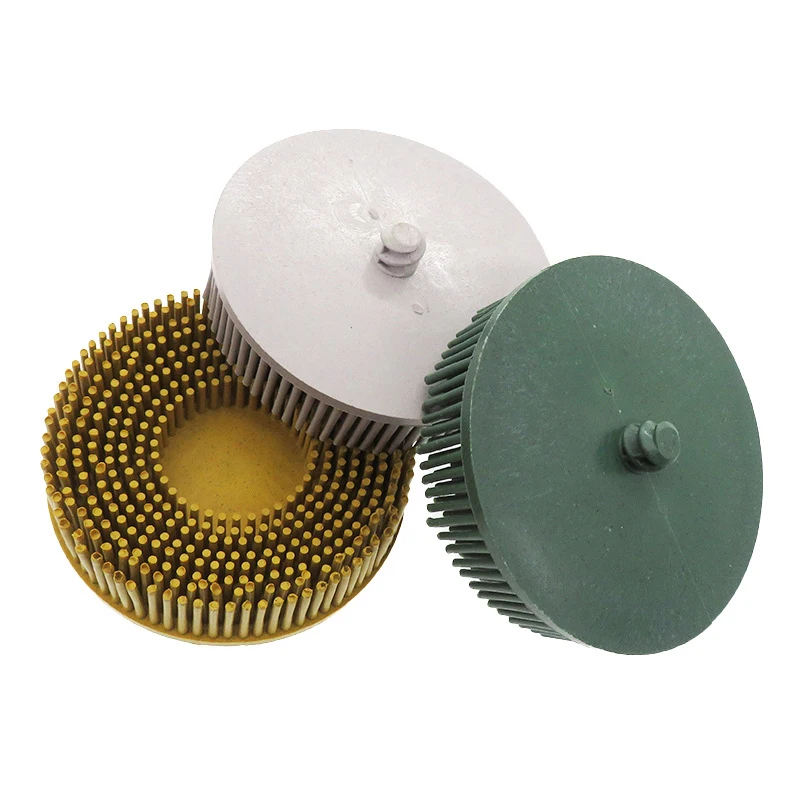 

3 Inch Abrasive Emery Rubber Bristle Disc for Metal Deburring Polishing Blending Cleaning Rust Removal