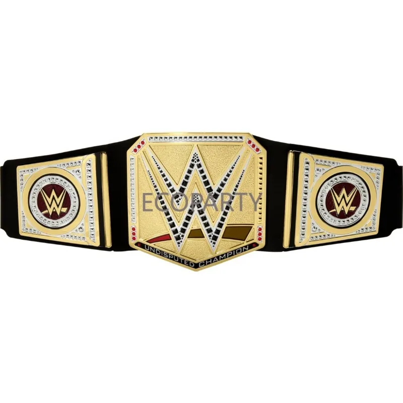 

Mattel WWE Championship Title, Undisputed WWE Universal Championship Role-Play & Costume Accessory, Wearable Leather Belt