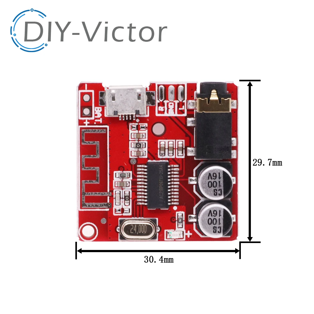 XY-BT-MINI MP3 Bluetooth Decoder Board Lossless Car Speaker Audio Amplifier Modified 4.1 5.0 Circuit Stereo Receiver Module