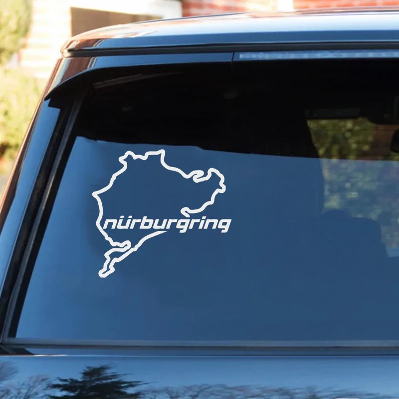 

Car Sticker Racing Car Road Racing Nürburgring Creative Fashion Window Vinyl Decals Sunscreen Decor Vehicle Accessories