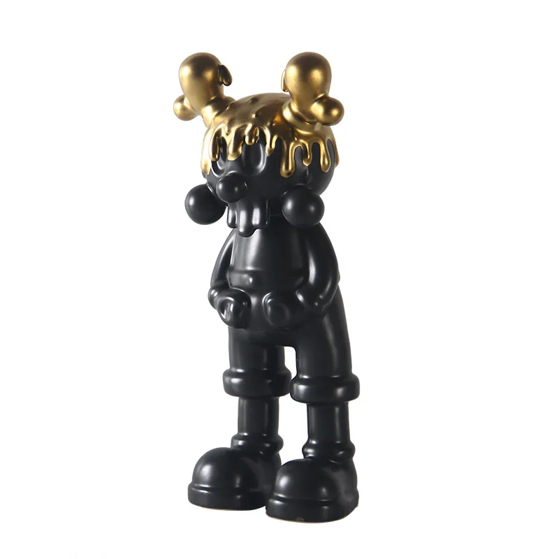 

Creative Klein Blue Modern Character Ceramic Ornament Porch Soft Decoration Desktop Jewelry