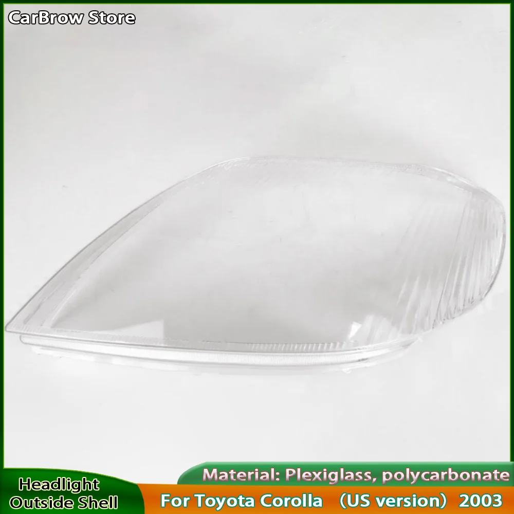 

Автозапчасти для линз корпуса фар для Toyota Corolla (версия для США) 2003 г., крышка передней фары, прозрачная маска, абажур
