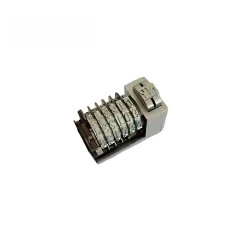 

6-Digit 4x8 Full Steel Backward Paper Processing Numerator Offset Print Machine Part with 2 Sinkable Bits and Adjustable Zero