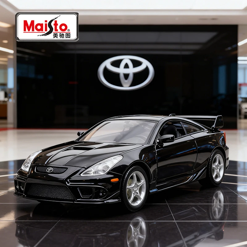 

Maisto 1:24 Toyota Celica GTS легкосплавный автомобиль, литье под давлением и игрушечный транспорт, модель автомобиля, миниатюрная масштабная модель автомобиля для детей