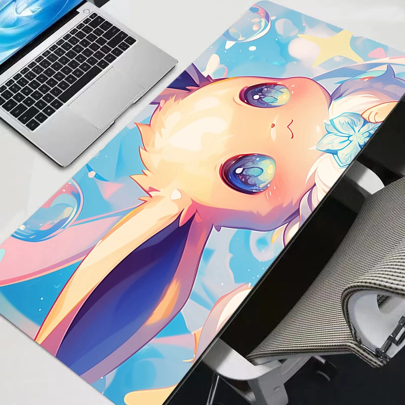 Large Mouse Pad Pokemon Pikachu Pc New Speed For e-sports Players 800x300 Laptop Computer Keyboard  Desk Mat Xxl Mousepad
