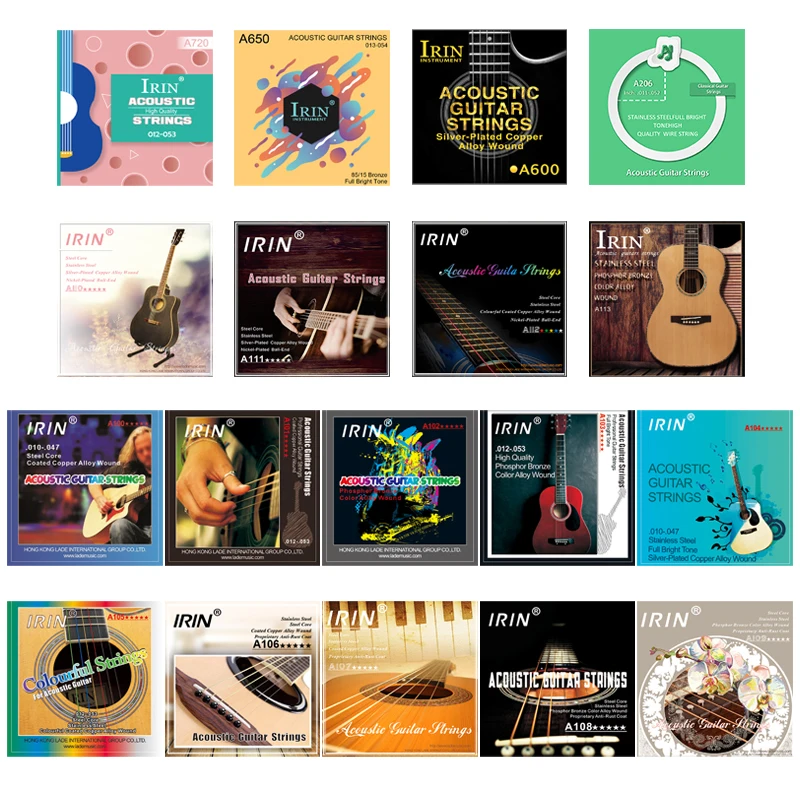 SLADE 6Pcs Acoustic Guitar Strings Nylon Fiber Strings For Guitar Acoustic Musical Instruments Guitar Portable Parts
