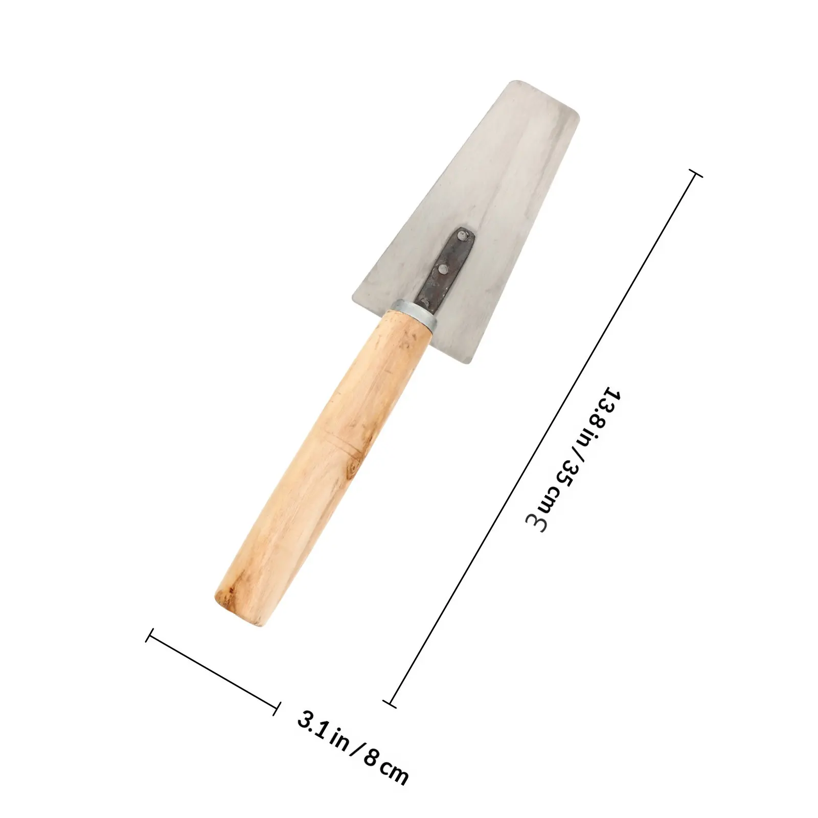 1Set Multi-Purpose Mason Trowel Tool Kit Stainless Steel Blades Wooden Handle Plaster Bricklaying Putty Cutter Construction
