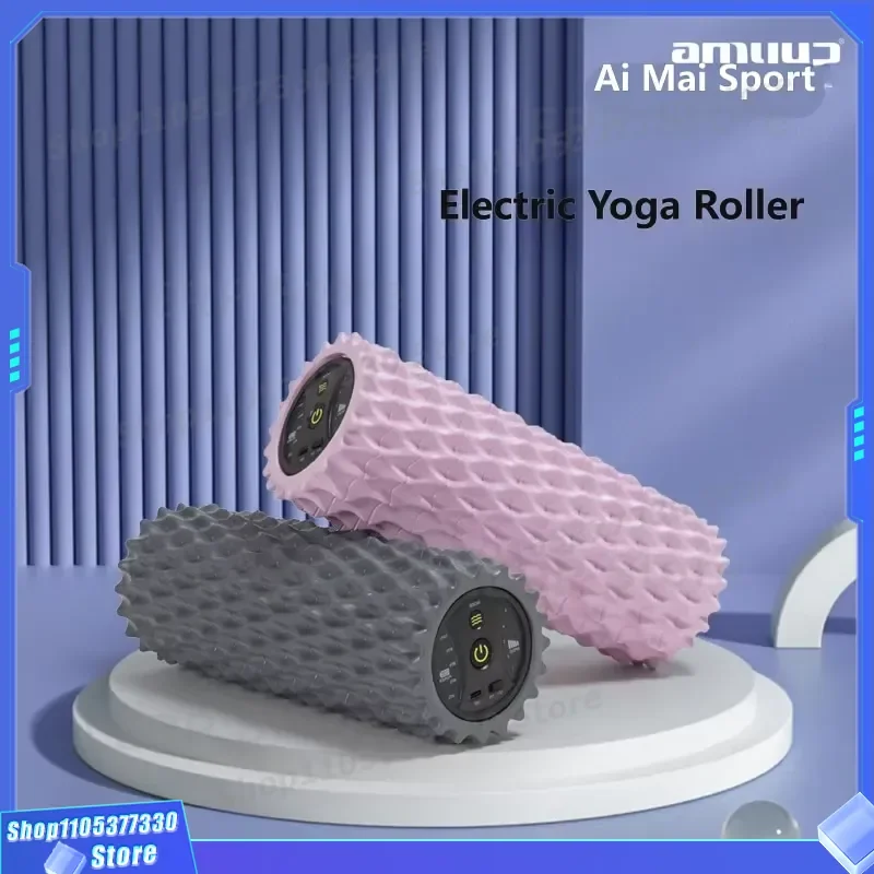 Electric High Density Vibrating Foam Roller-3 Zone Vibration Professional Edition Portable Firm USB Charging for Muscle