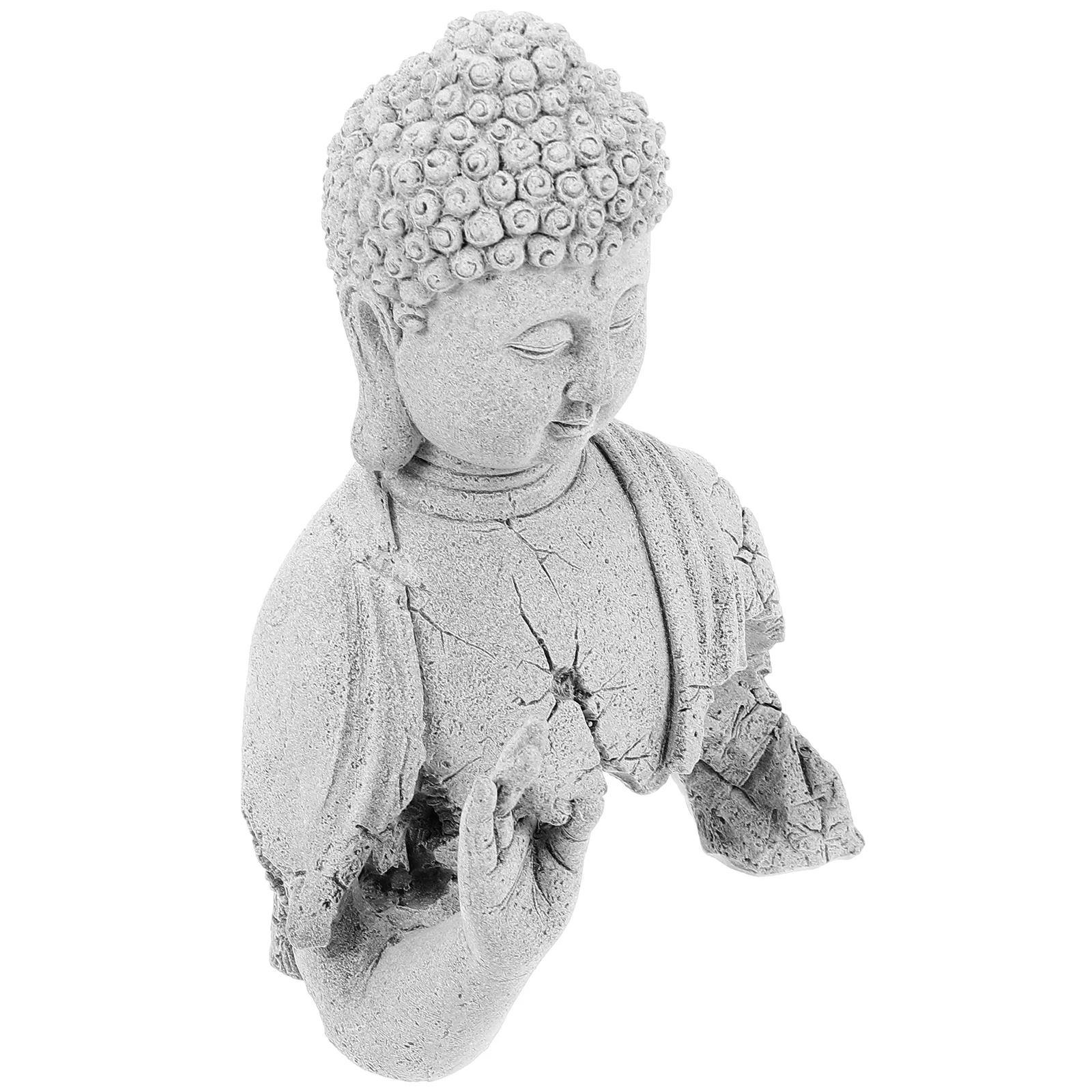 

Buddha Statue Ornament Statues Aquarium Scene Decoration Fish Tank Sculpture Small for Decorate Decorations