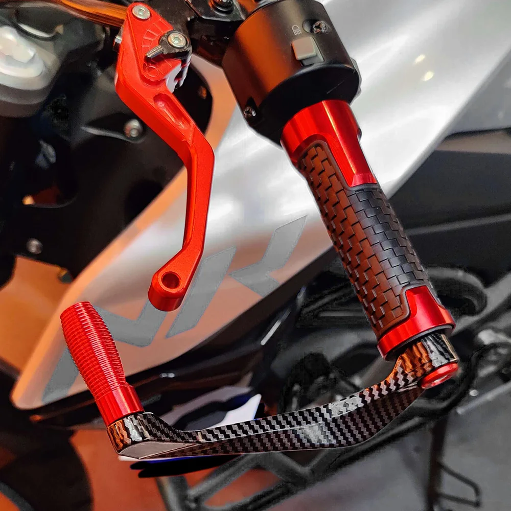 Motorcycle Handlebar Grips Brake Clutch Levers Protector Handguard Lever Guard For APRILIA RS4 RS125 RS50 RS 125 50 1999-2022