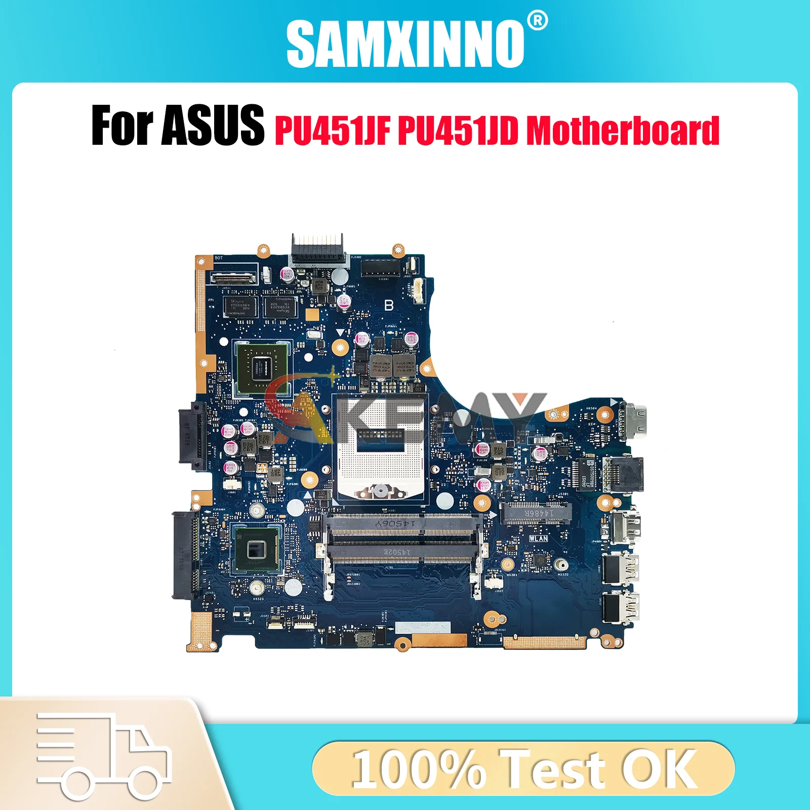 

PU451JF Laptop Motherboard For ASUS VivoBook PU451JF PU451J PU451JD Notebook Mainboard in stock 100% tests OK fast shipping