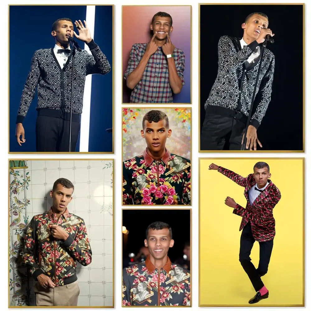 Singer S-Stromae Poster Paper Print Home Living Room Bedroom Entrance Bar Cafe Art Painting Decoration