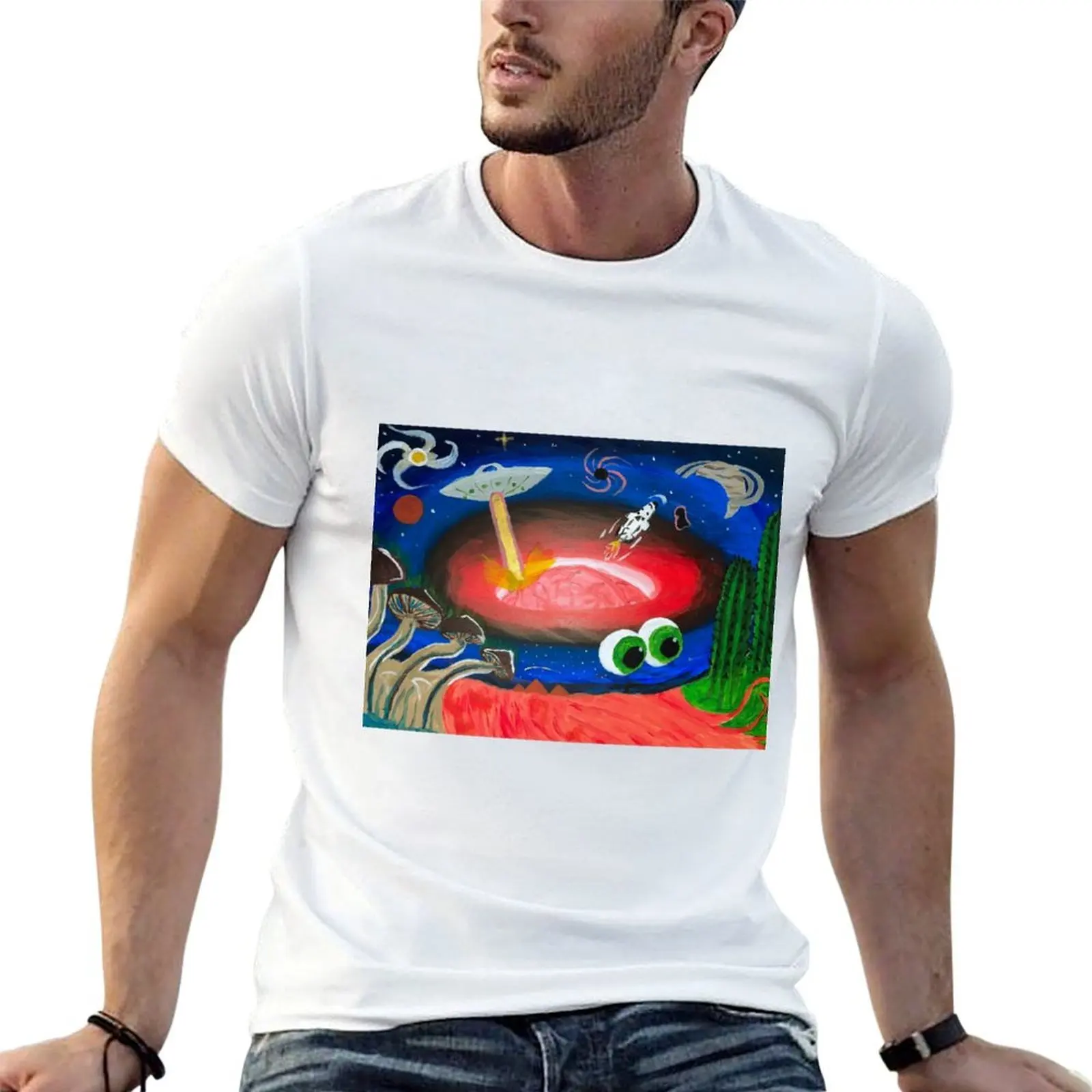 mind exploring T-Shirt sports fans plus size tops t shirts for men pack