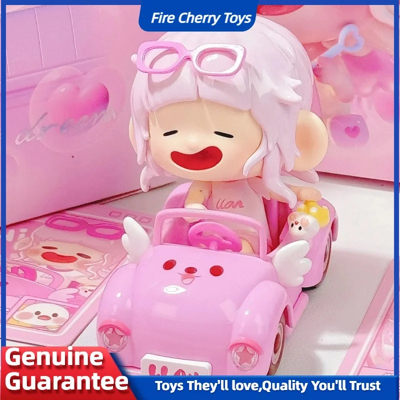 ของแท้ Llan สีชมพู Dream Series กล่องตาบอดอะนิเมะ Action Figure ตุ๊กตาน่ารักอุปกรณ์ต่อพ่วงสาววันเกิด Surprise ของขวัญ Figurine เครื่องประดับ