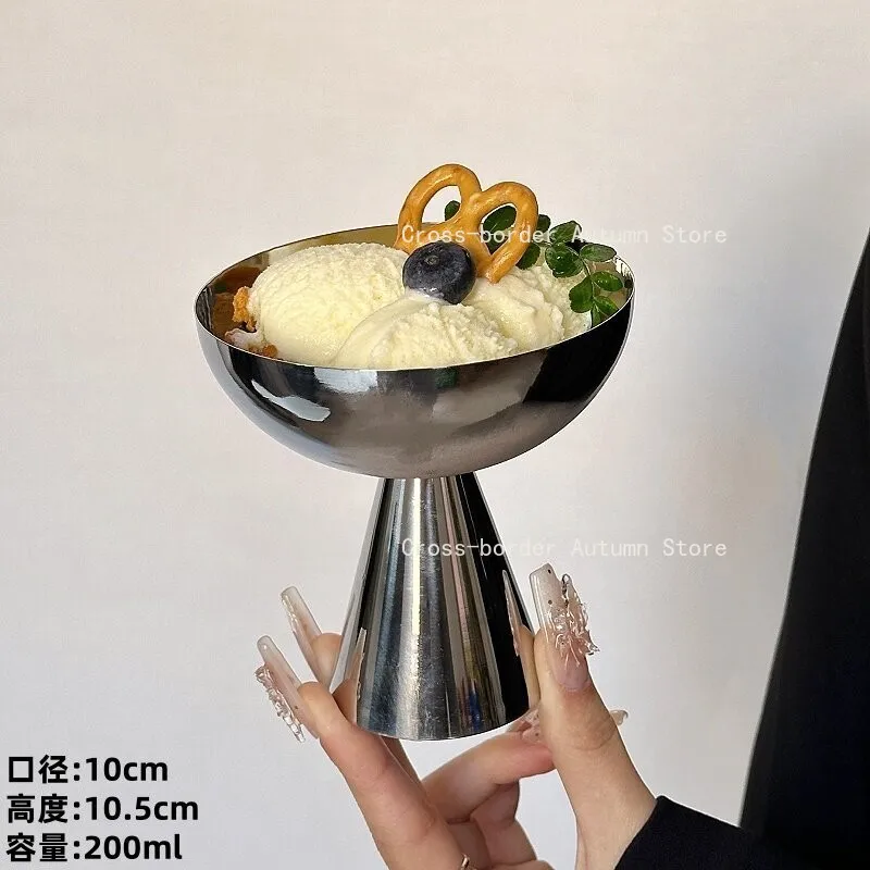 court style goblet, dessert pudding cup, ice cream custard bowl, photo props 2026 new model