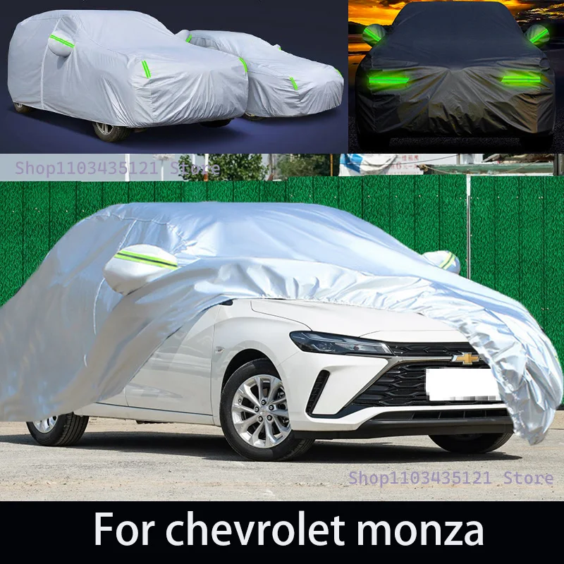 

For chevrolet monza auto anti snow, anti freezing, anti dust, anti peeling paint, and anti rainwater.car cover protection