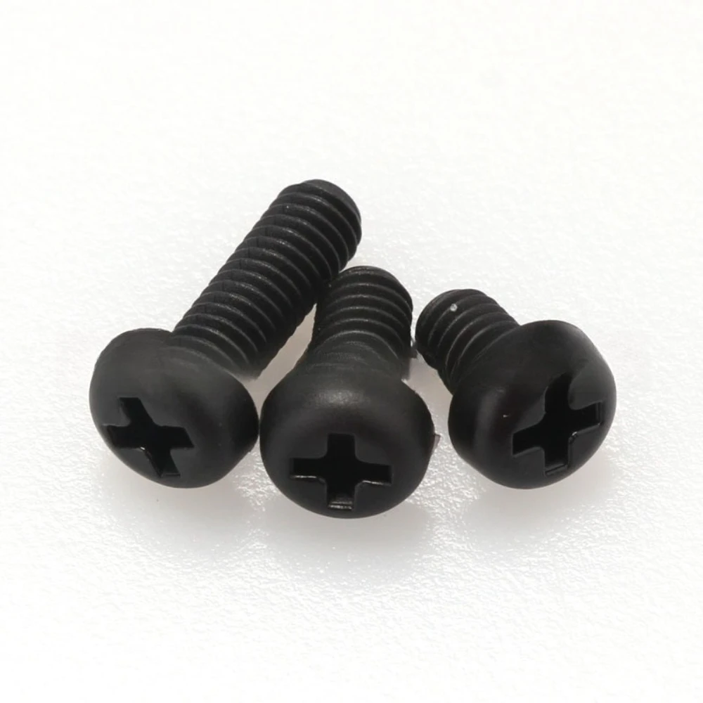 

320PCS Nylon Stud Nut Screws and Washer Set M4 Black Nylon Hexagon Double-Threaded Stud Screws with Bolt Fasteners