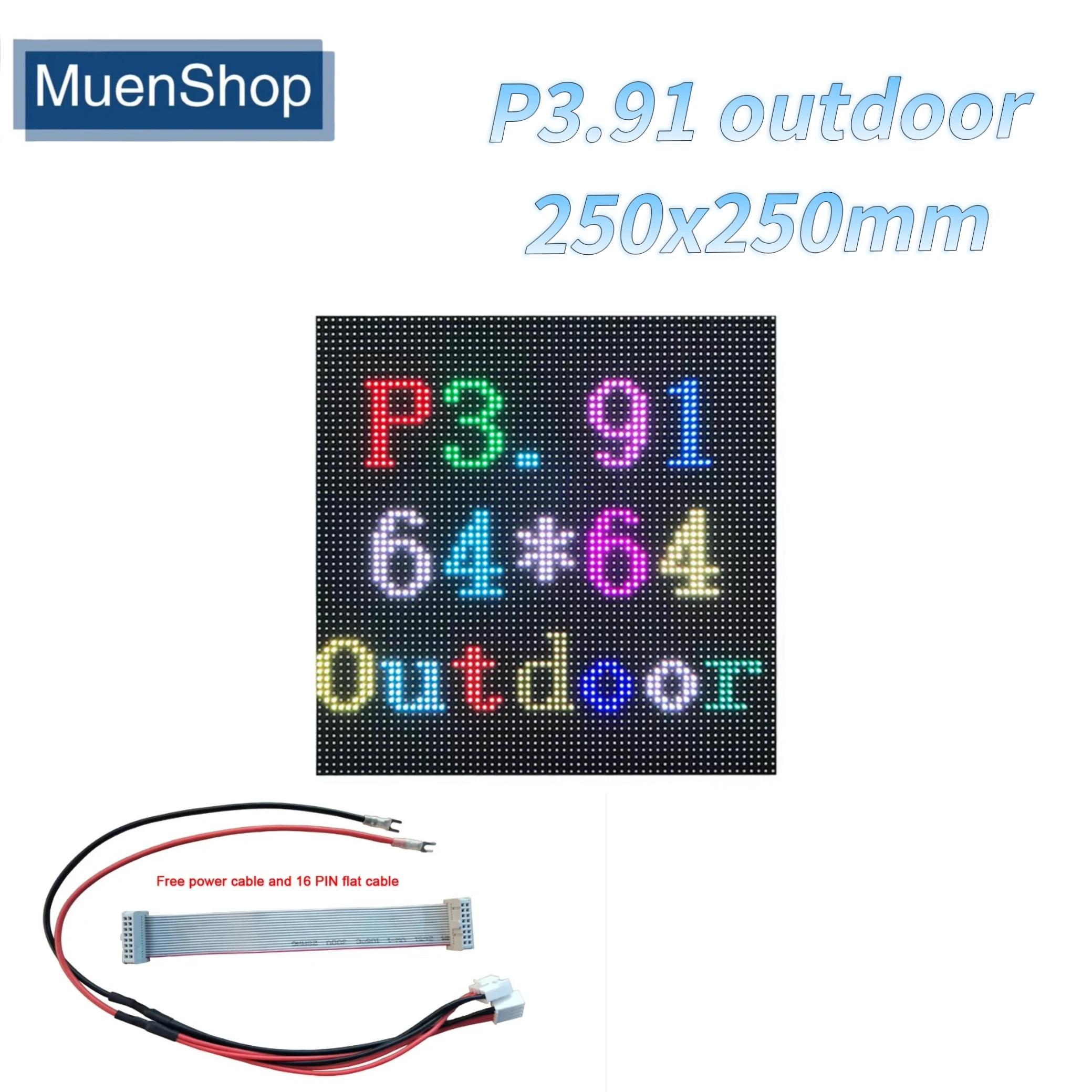 2-個の屋外-smd-led-ディスプレイモジュール-p391-フルカラー-250x250mm-16-スキャンプロフェッショナル-led-スクリーンビジネス広告用