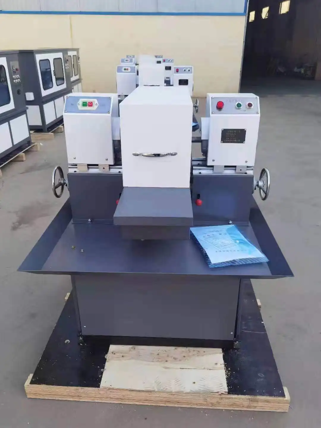 Rectificadora de superficies horizontal con mesa giratoria para equipos de prueba