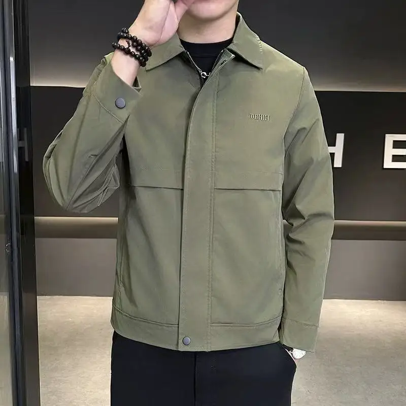 Spring And Autumn Men's Stylish Jacket,  High Street Trend Brand, Hong Kong Japanese  Style, Korean Version