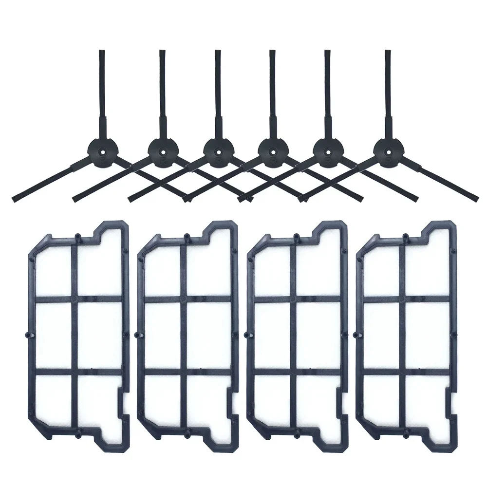 Hepa-фильтр для робота-пылесоса ilife v7s v7 v7s pro, комплект деталей, боковая щетка + Hepa-фильтр для Chuwi ILIFE v7s pro, аксессуары