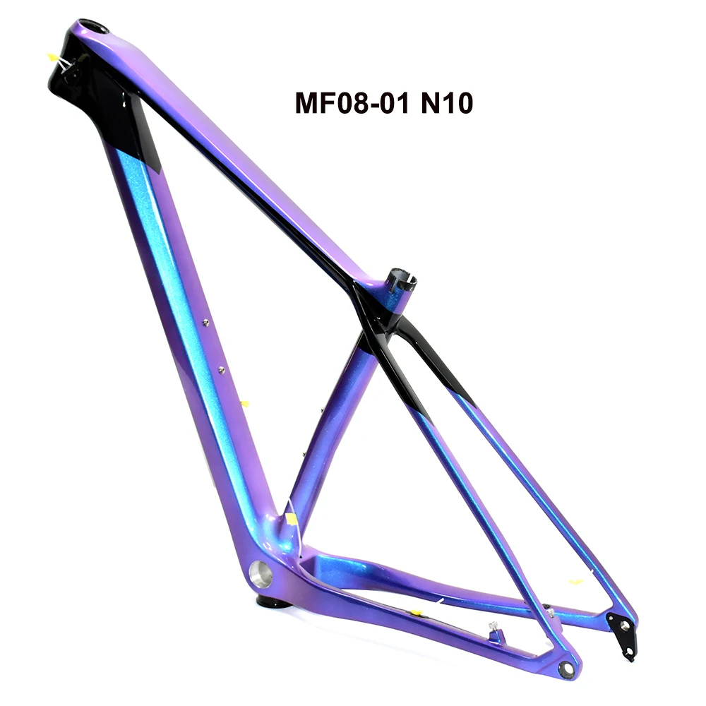 Carbon Frame Boost Mountain Bike, BSA Bicycle Race, Full Hidden Cable Line Frame, Chameleon Painted, 148x12mm, 2024