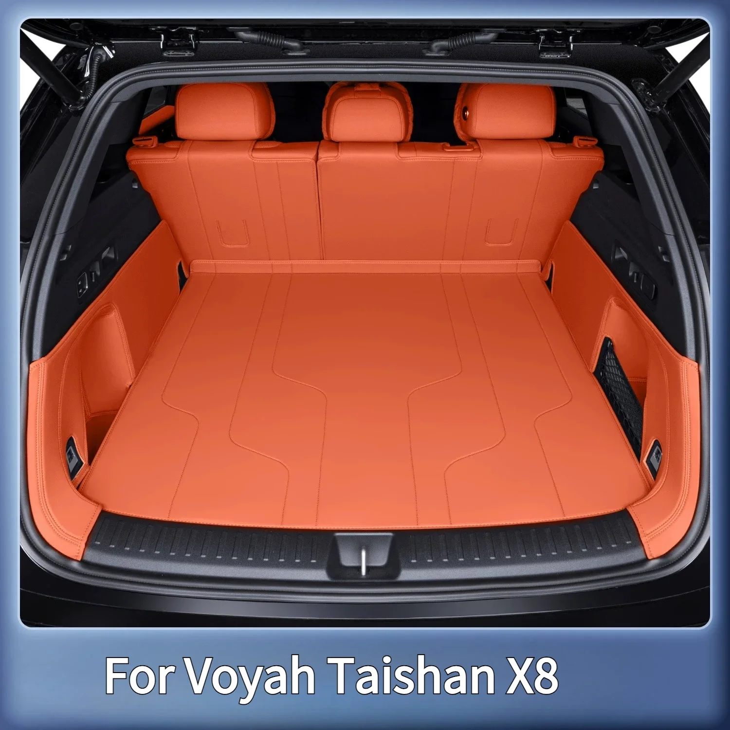 Cargo Liner For Voyah Taishan X8 / Titan X8 2026 Full Surrounded Waterproof Wear-Resistant Trunk Mat Seat Back Pad Accessories