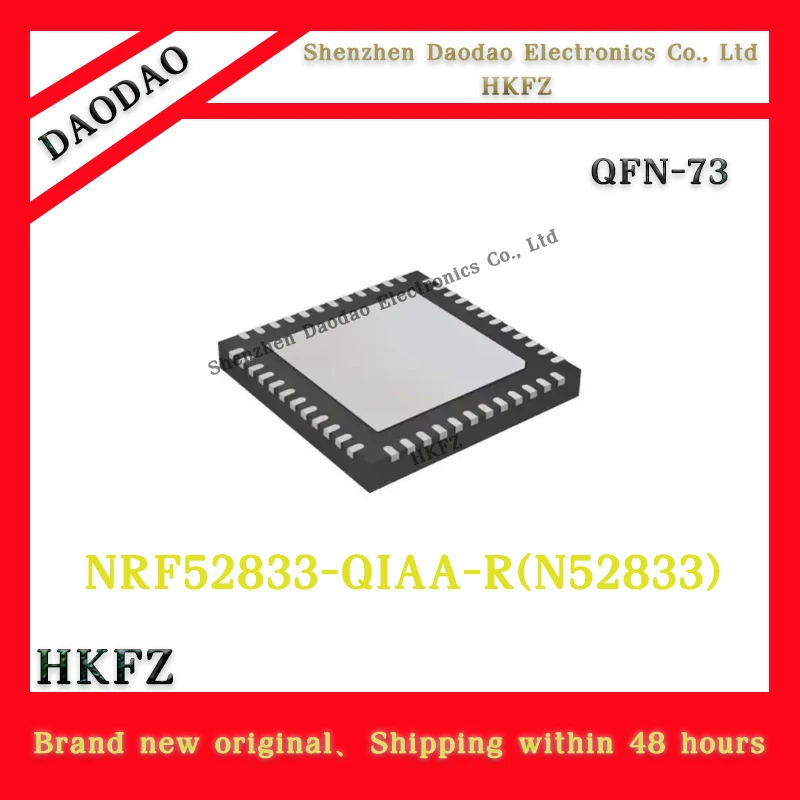 

NRF52833-QIAA-R N52833 QFN-73 Bluetooth RF Chip IC New Original
