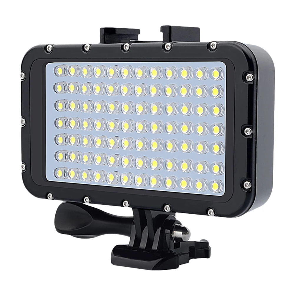 

16:9 Wide 50M Waterproof Rechargeable Underwater Video 5000 Lumen Camera Light 1/4 Screw For