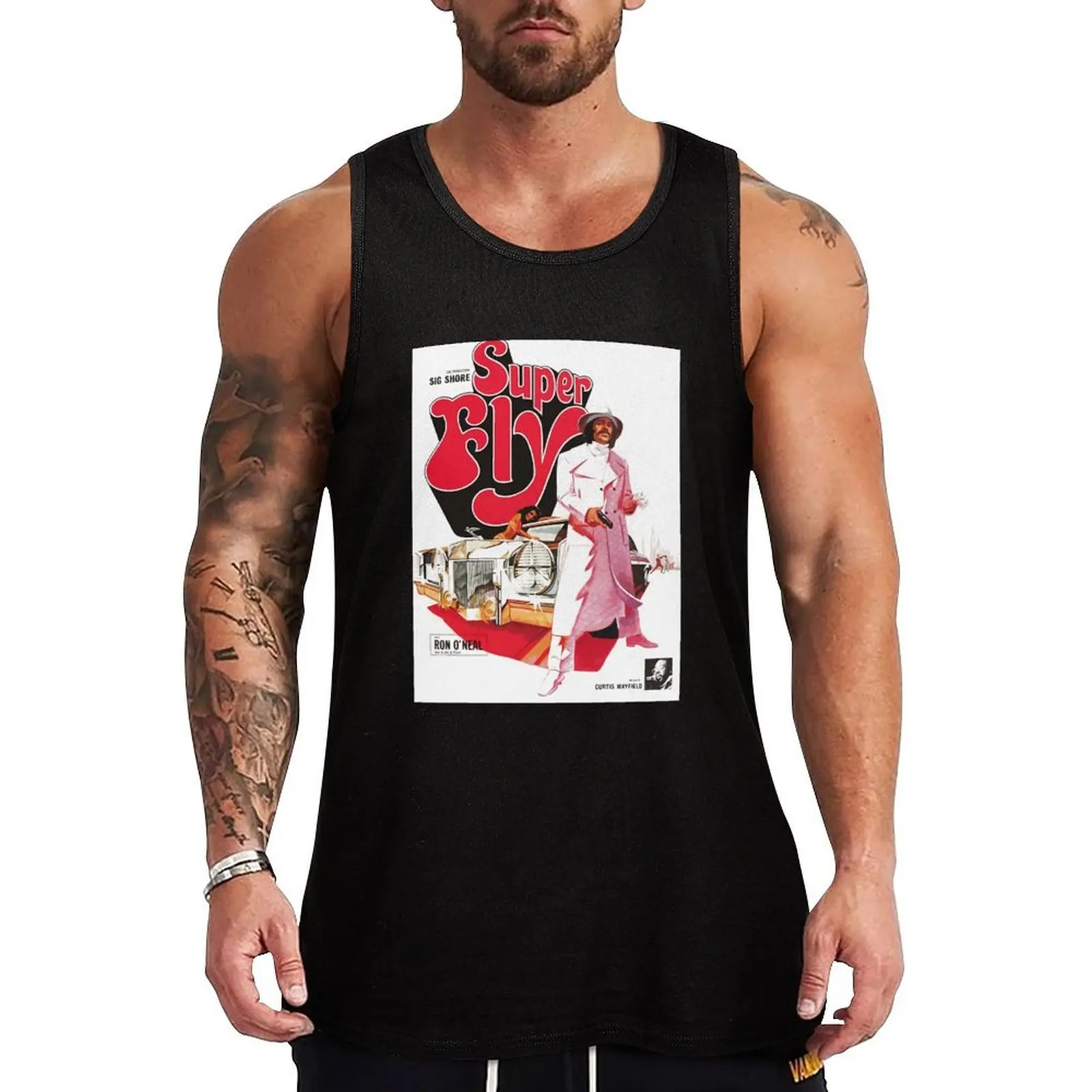 

Super Fly (1972) Tank Top T-shirt men man sexycostume bodybuilding man