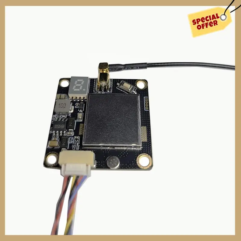 أداء مستقر-5.8G 2W VTX 2000Mw FPV Video Audio Transmitter 7-26V لطائرة FPV طويلة المدى بدون طيار RC