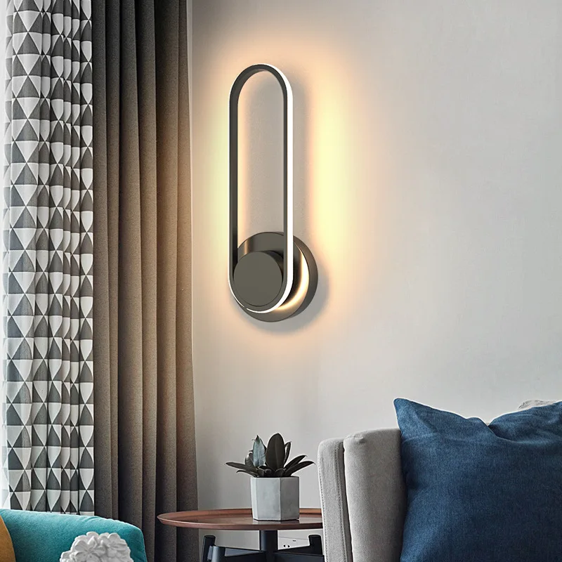 Led Wall Lamps 330 Degree Rotating Lamp In Wall Spotlight For Stairs Living Room Bedroom Wall Light Home Fancy Bedside Light