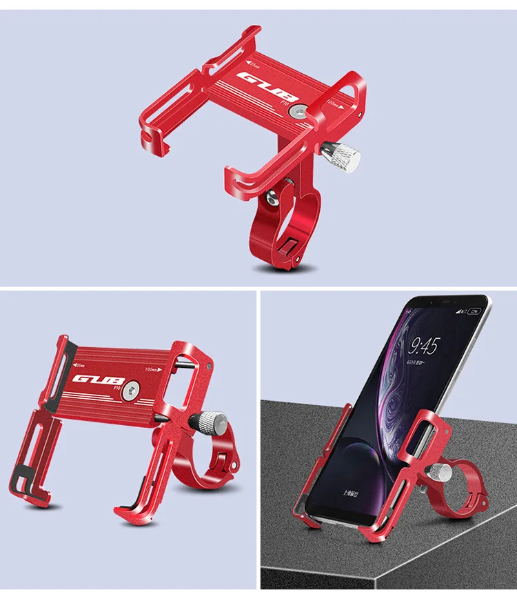 GUB P10 Fahrrad-Telefonhalter, 3,5–6,8 Zoll, Handy-Halterung für Elektrofahrrad, Motorrad, MTB, Rennrad, Lenker, Telefonständer – Detail 12